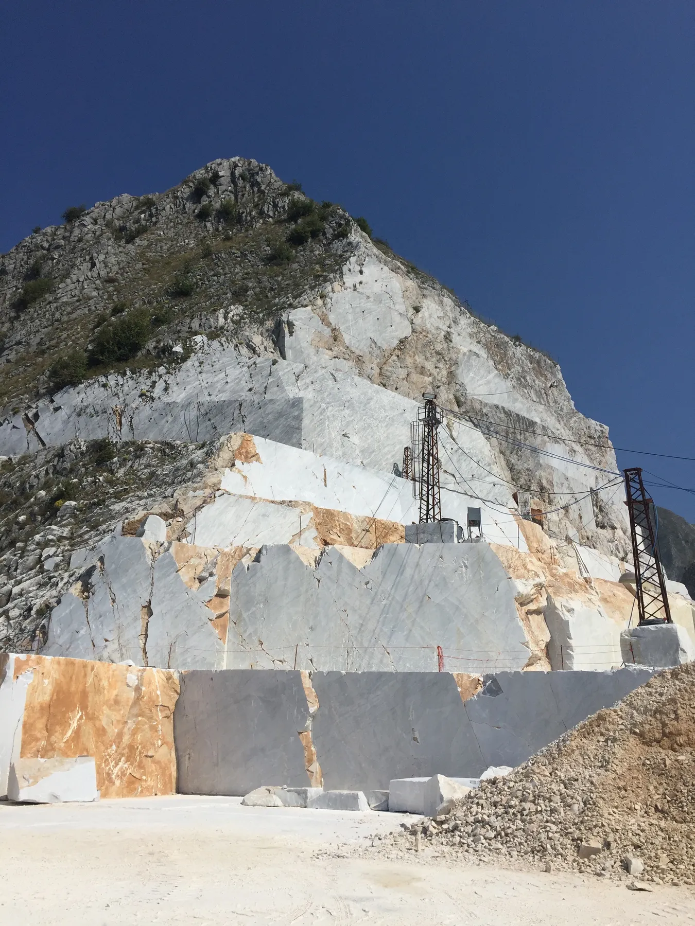 Cava di marmo di Carrara, Italia